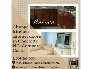 Change kitchen cabinet doors in Charlotte NC: Know Your Options